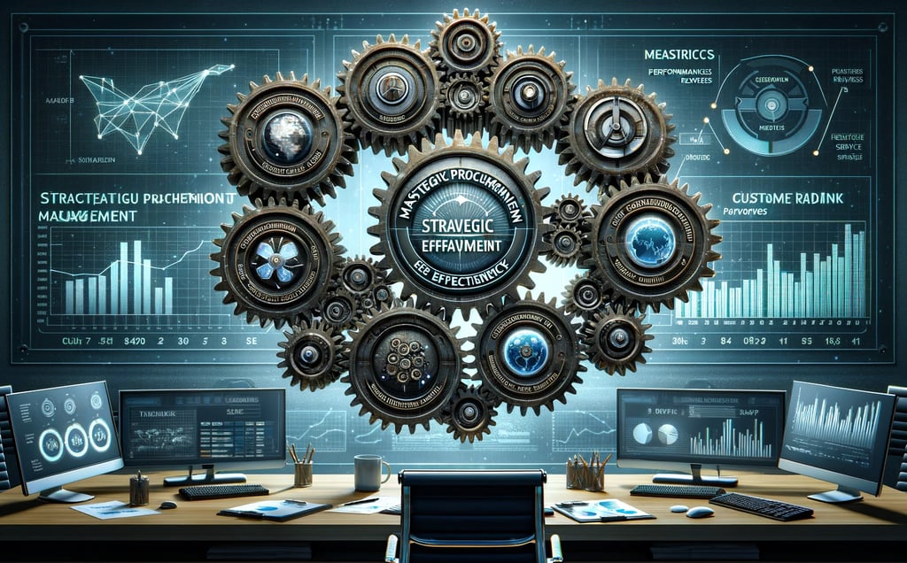 a desk with a clockwork of gears