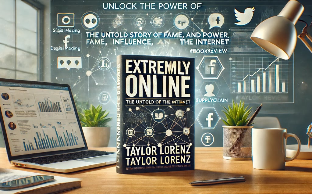 a book cover of extremely online marketing