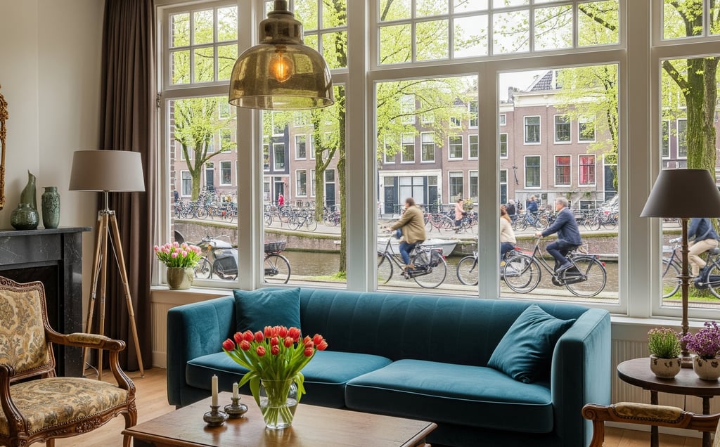 an apartment for rent in Amsterdam for expatriates, relocation services