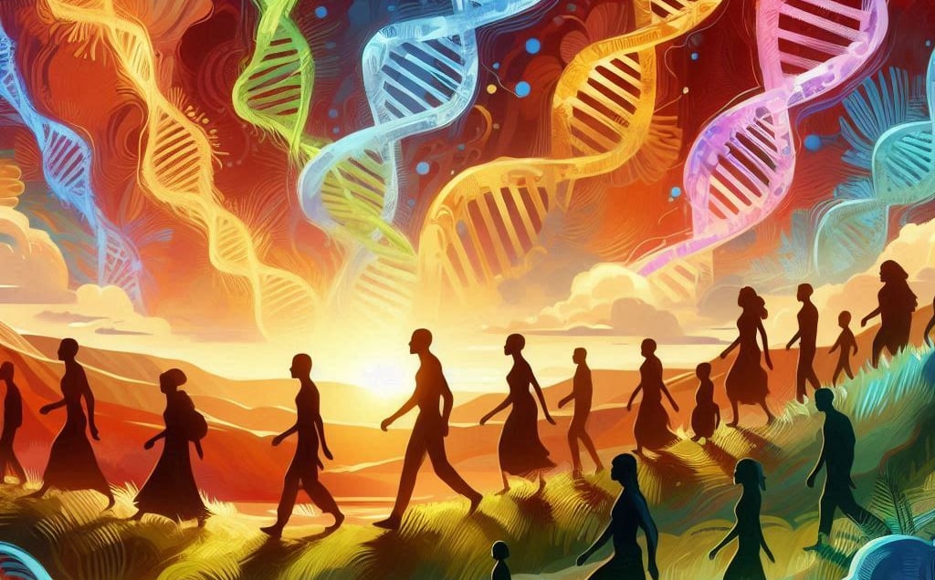 African spreading their dna all over the globe