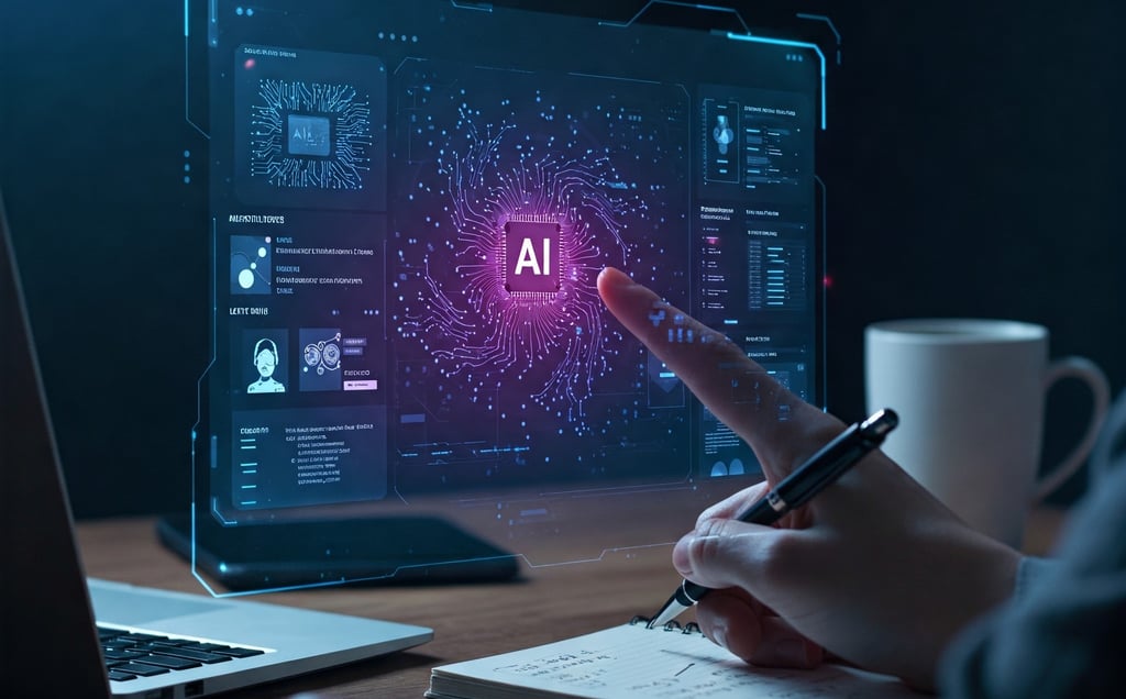 a person pointing at a computer screen with ais