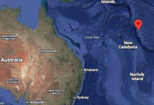location of Lelepa Island destination for cruises from Australia