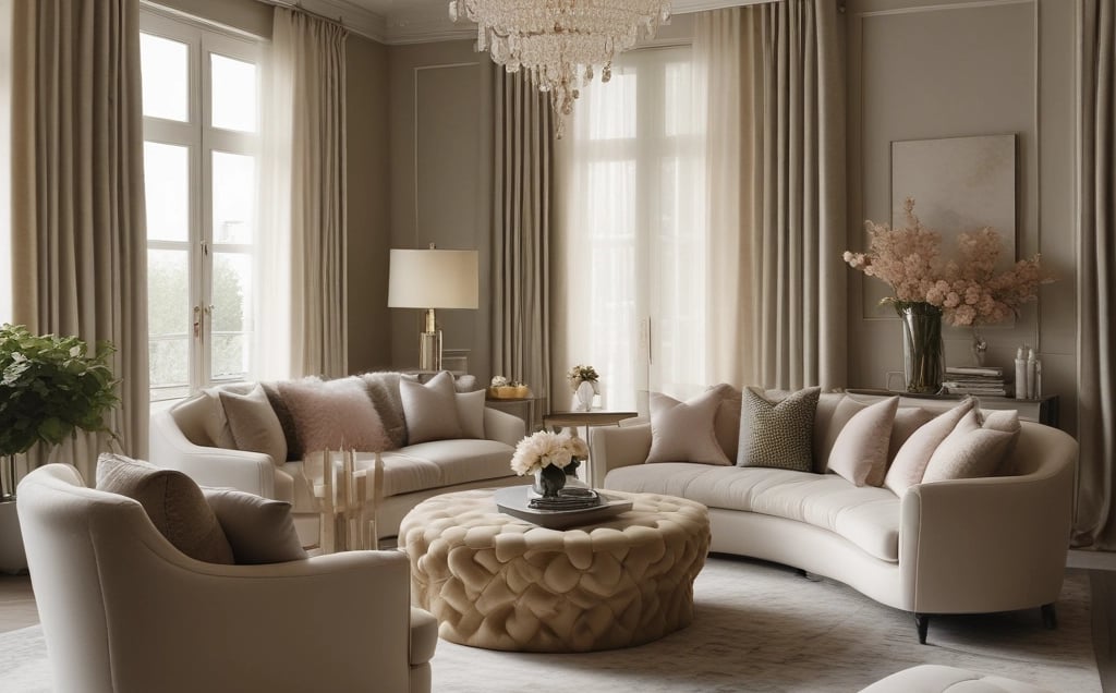 Bright living room with modern inventory
