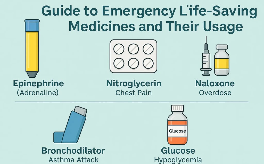 Guide to Emergency Life-Saving Medicines and Their Usage