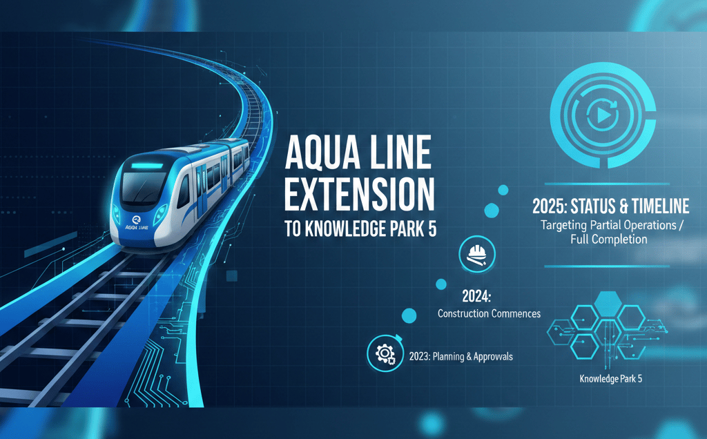 Aqua Line extension to Knowledge Park 5
