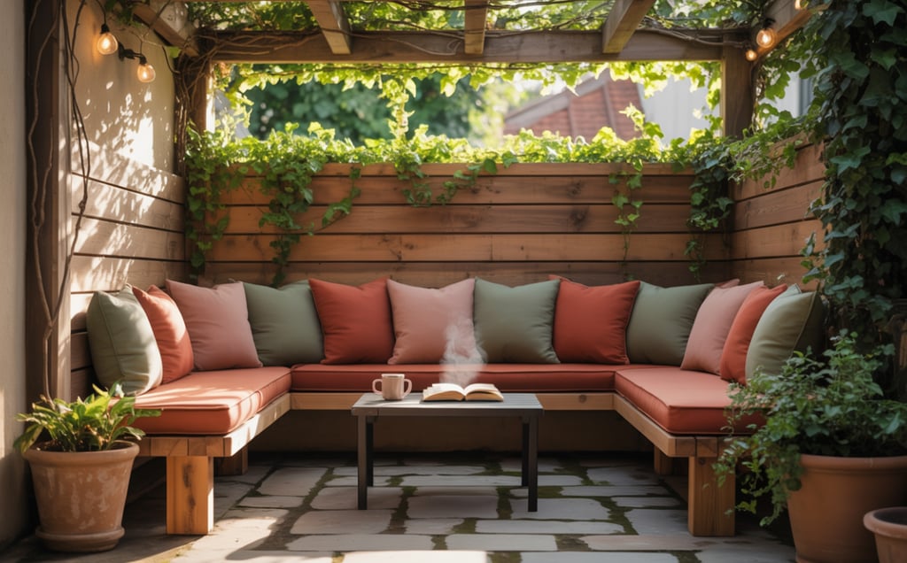 Patios and courtyards offer a bit more flexibility.