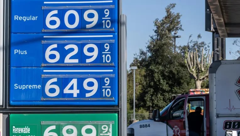 photo of gas station gas prices 2026
