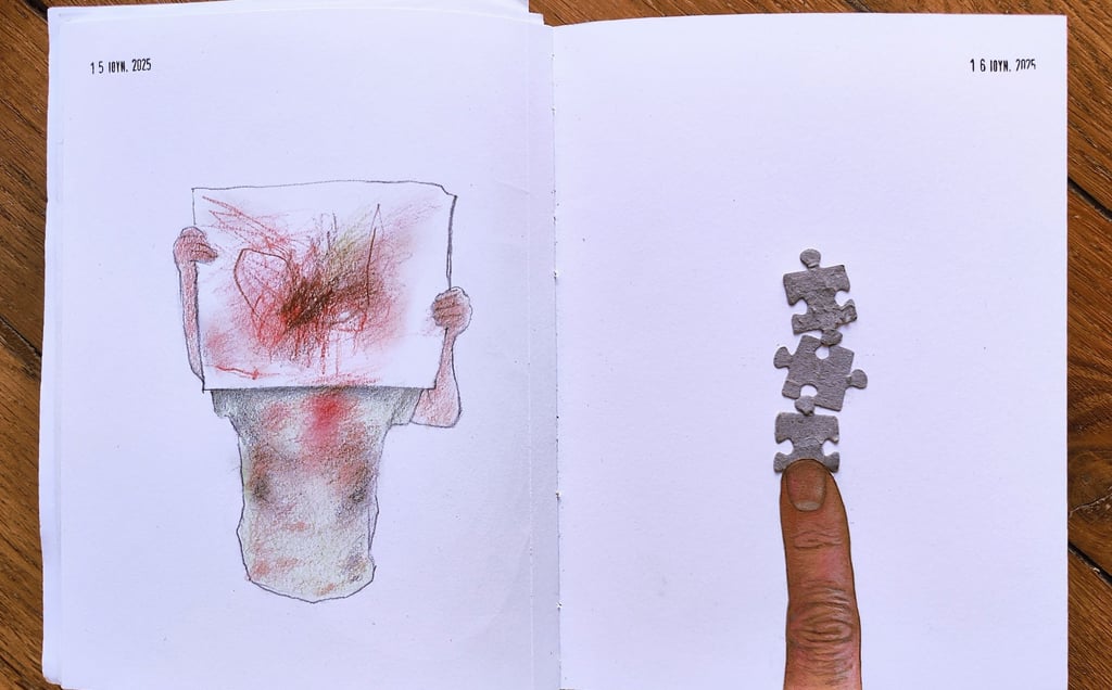 Vassilis Salpistis cahier de dessin drawing now Paris 19th 2026 dessin quotidien