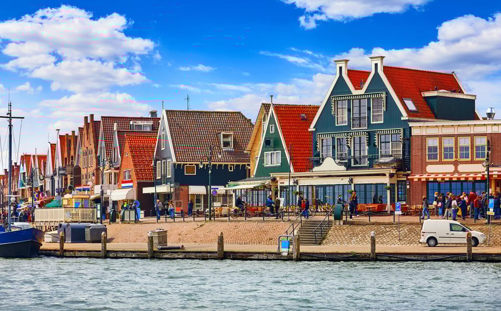 vilas pescadores, Marken, Volendam