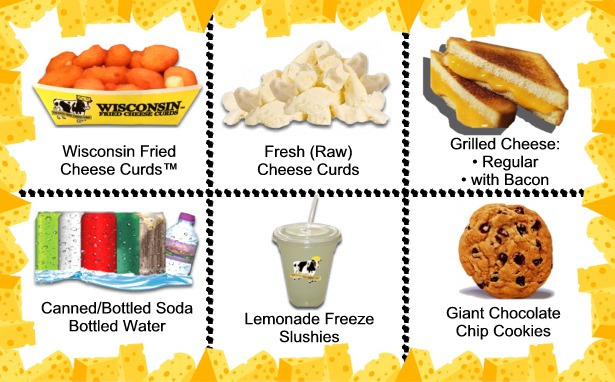 Wiscosnin Fried Cheese Curds™ Menu