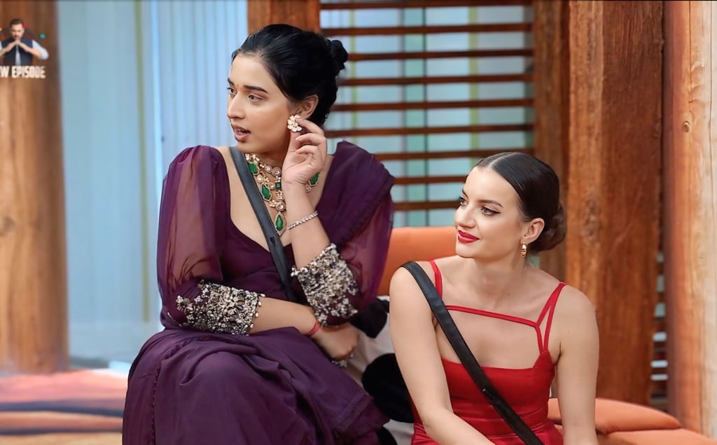 Natalia Janoszek with Tanya Mittal in Bigg Boss 19. Natalia has been styled by Rima Mishra