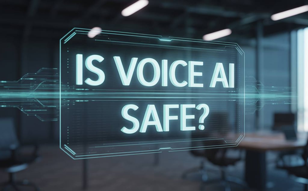 text written is voice AI safe