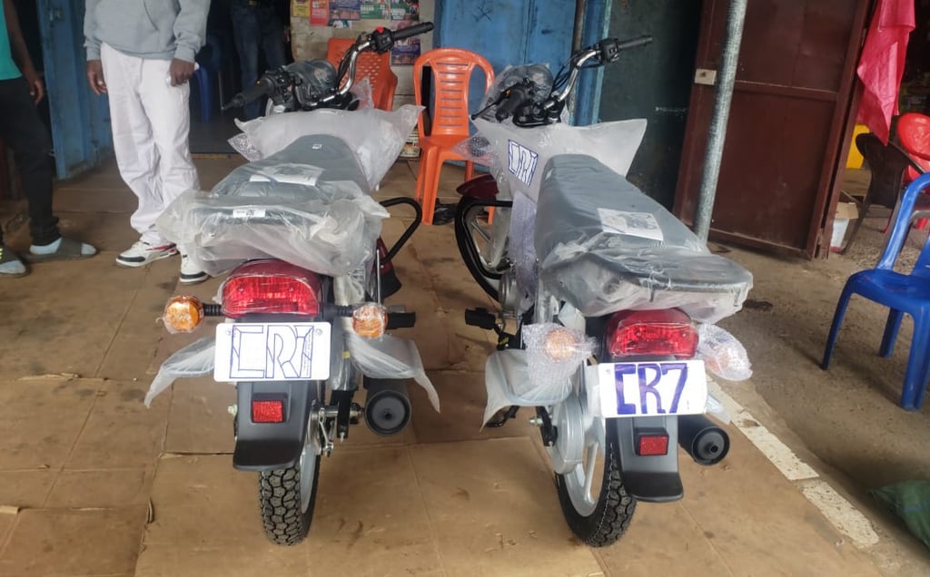 CMRC purchased New motorcycle for Evangelist to travel to teach the gospel