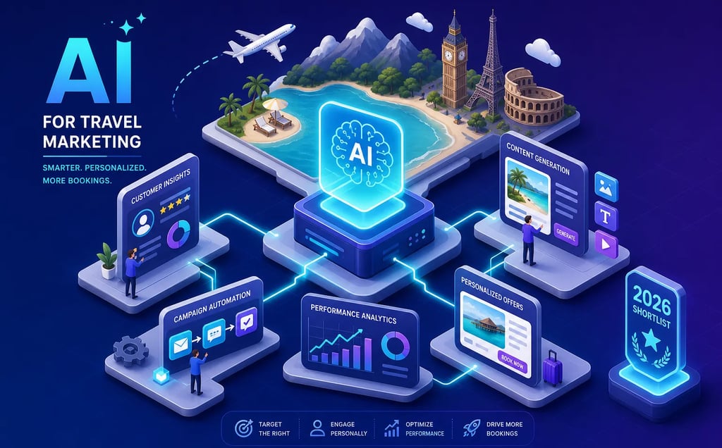 best ai marketing tools for travel agencies and dmcs in 2026