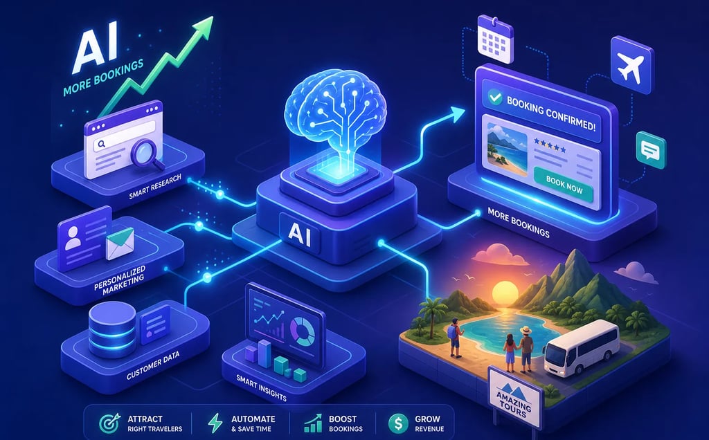 how to use ai to get more tour bookings
