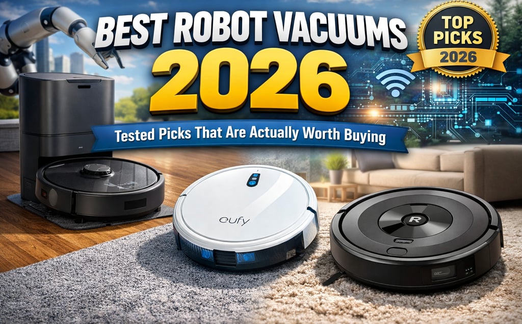 Best Robot Vacuums 2026 (Tested Picks That Are Actually Worth Buying)