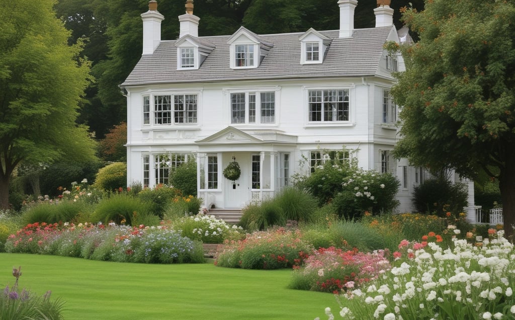 A garden filled with lots of different types of plants