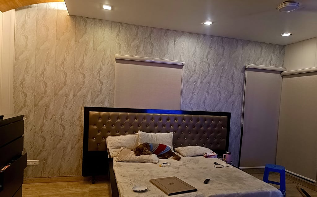 latest wall panels for bedroom