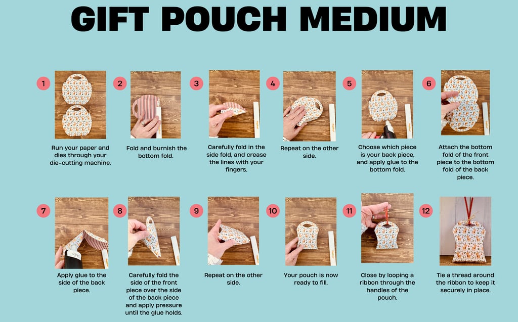 Gift Pouch Medium Step-by-Step Instructions