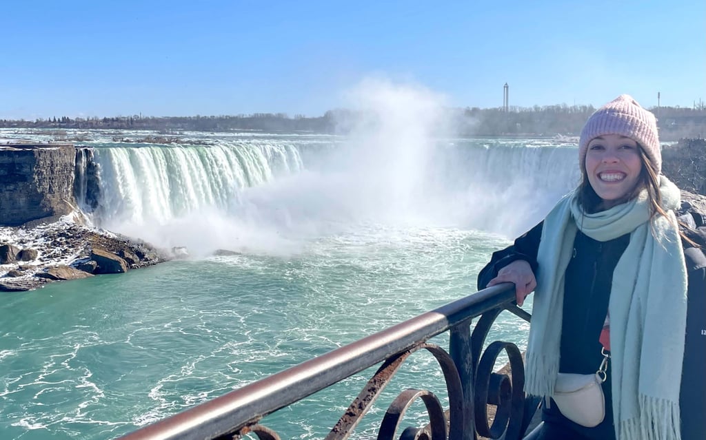 Horseshoe Falls en invierno, Niagara