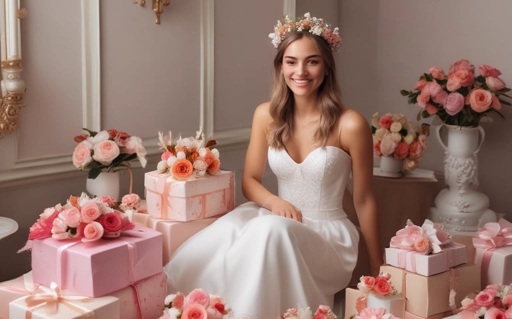 woman wearing headdress near two womens closeup photography
