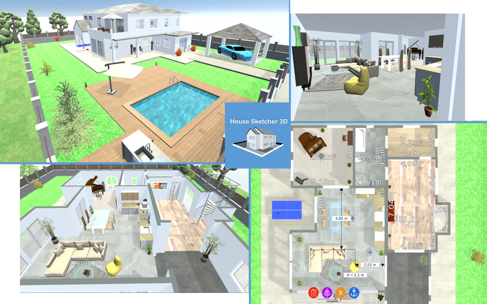 House Sketcher designed by Kemper Apps (Home Design App)