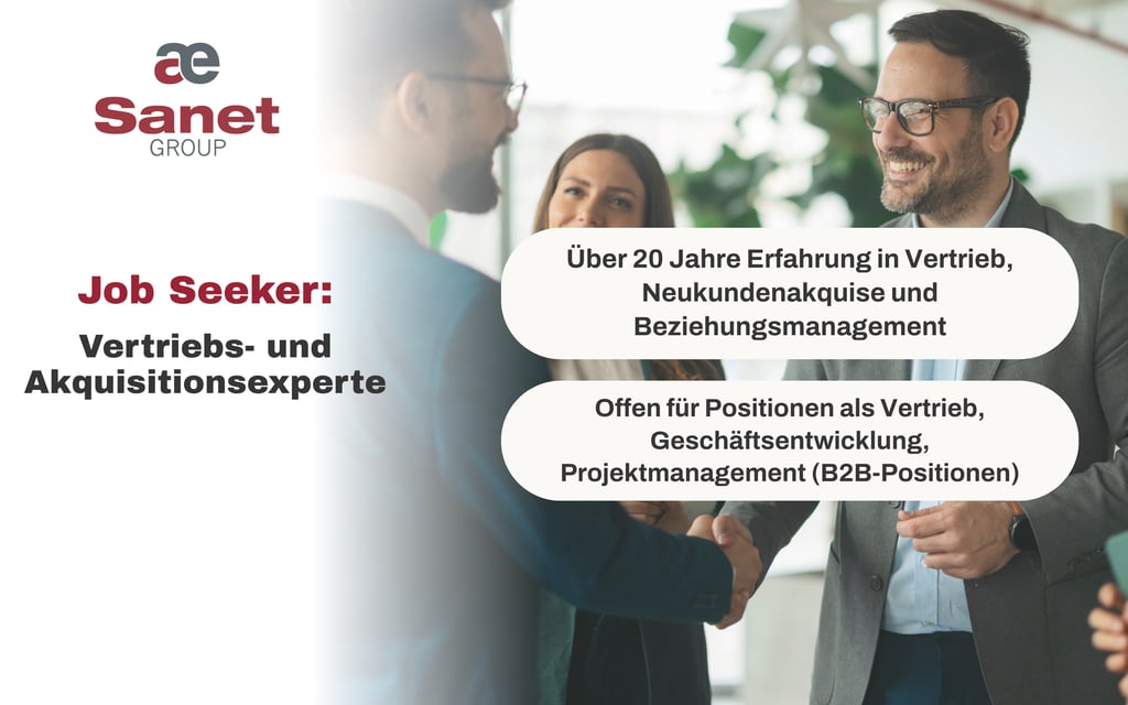 Vertriebs- und Akquisitionsexperte