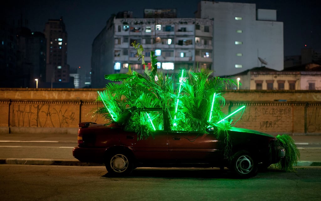intervenções da série Carro Verde