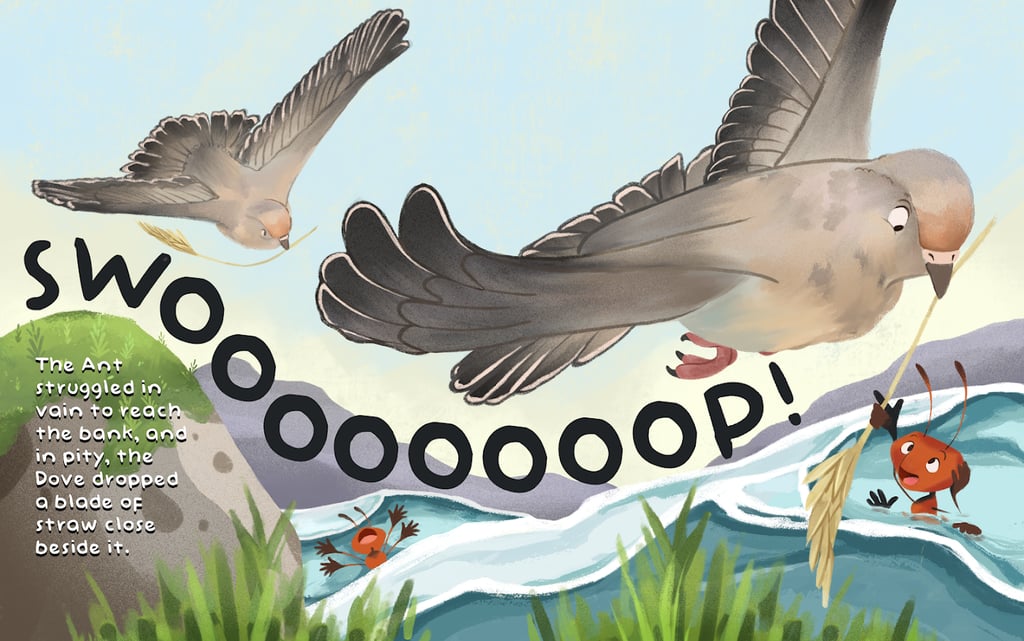 the ant and the dove fable