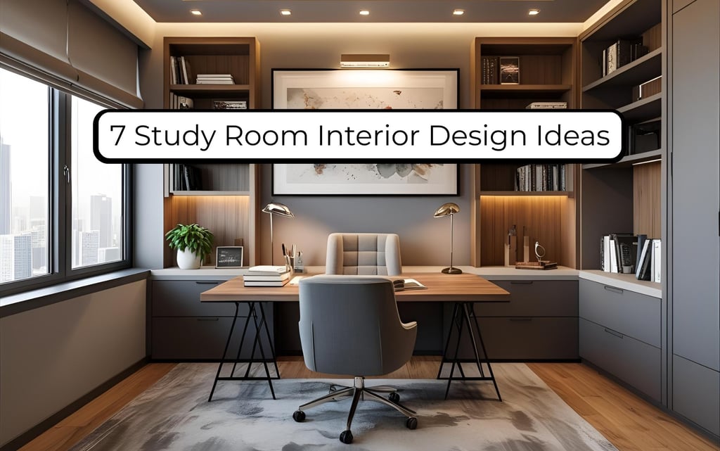 7 Study Room Interior Design Ideas