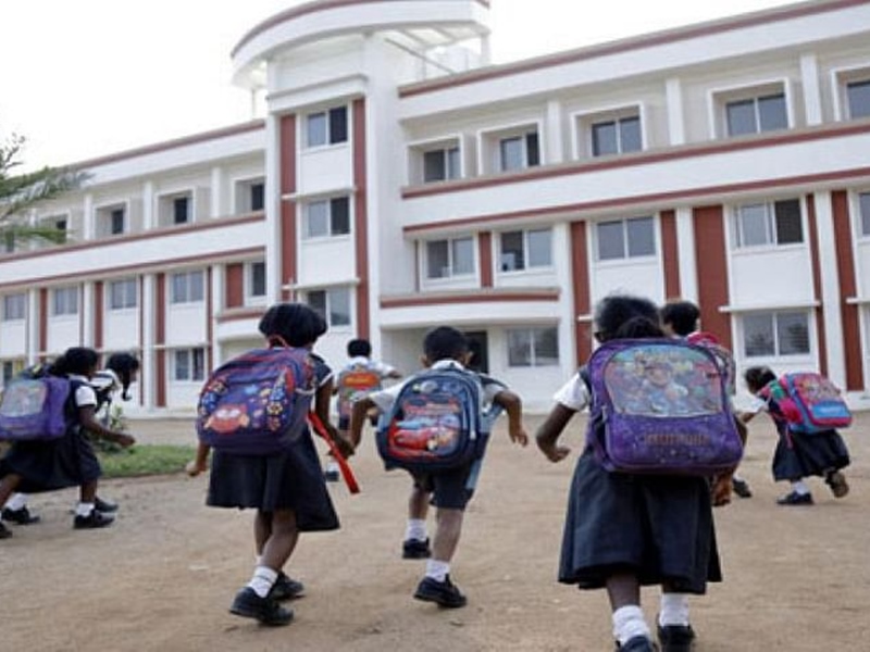 Children enjoying in school