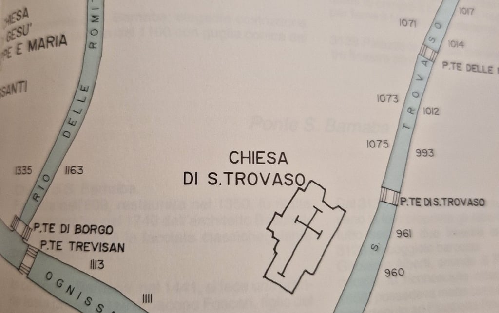mappa San Trovaso