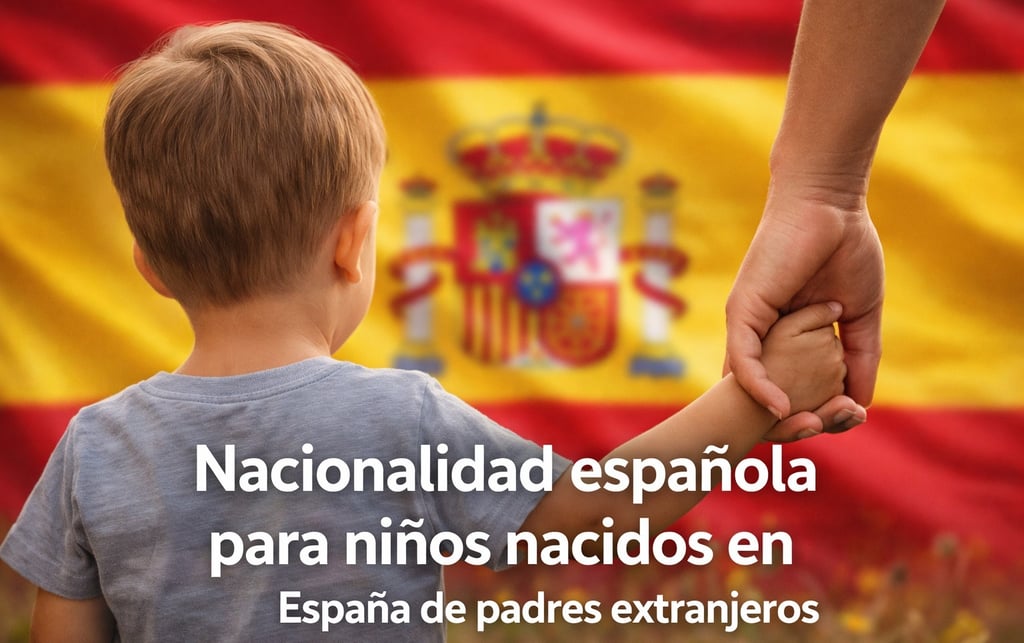 naconalidad española para niños nacidos e españa de padres extranjeros