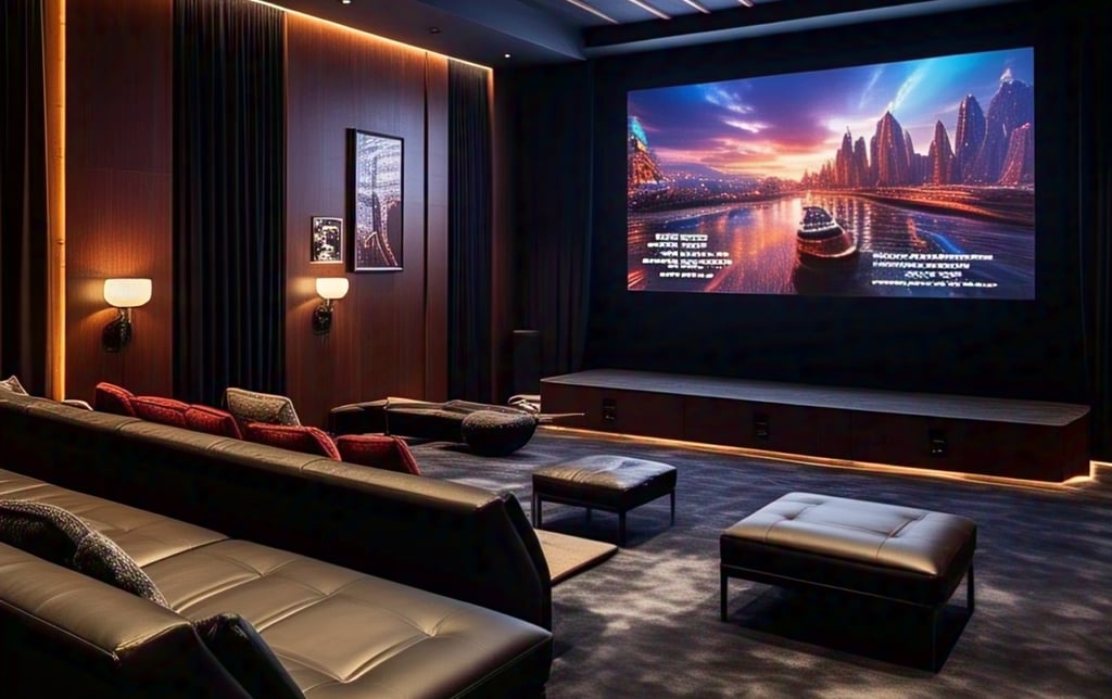 led video wall for home theater