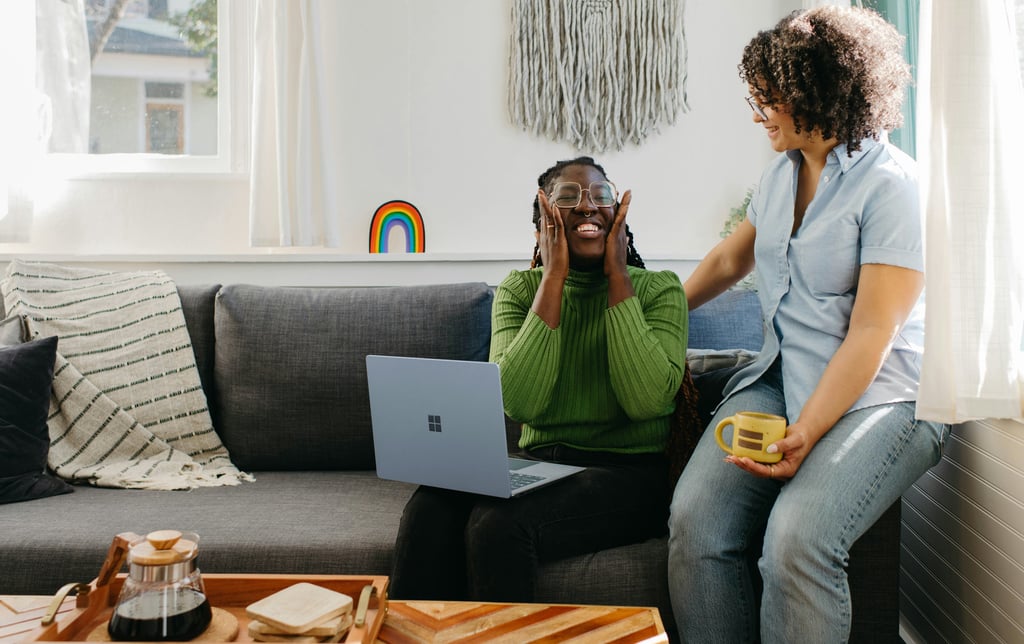 A parent with peace of mind and child, after getting chimhanda tutoring's cambridge maths online tutoring in south africa