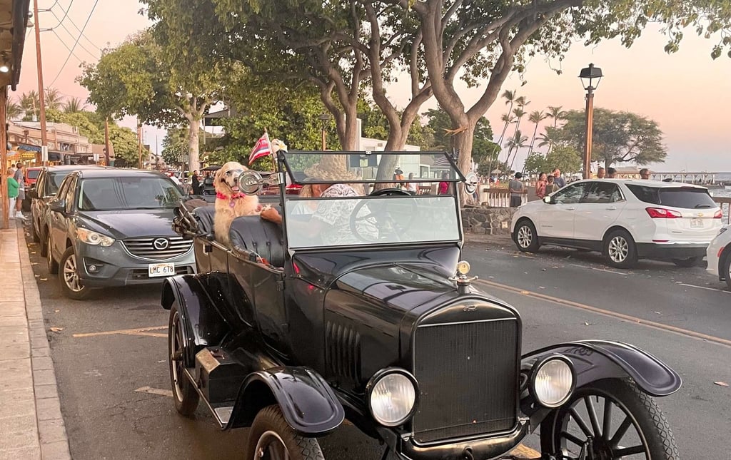 Coche antiguo con Turo en Hawai
