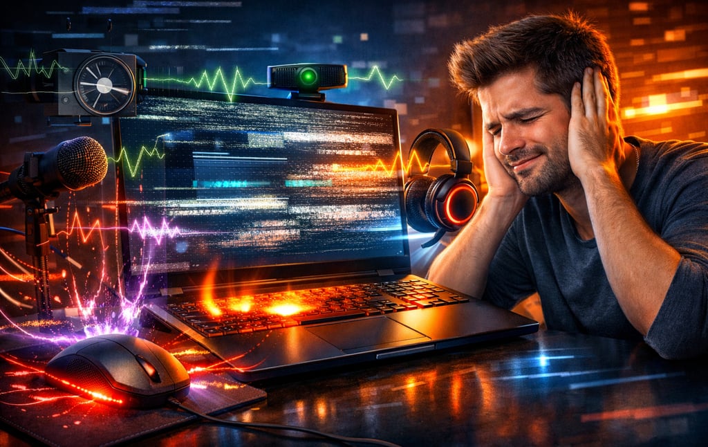 interferencia perifericos no pc