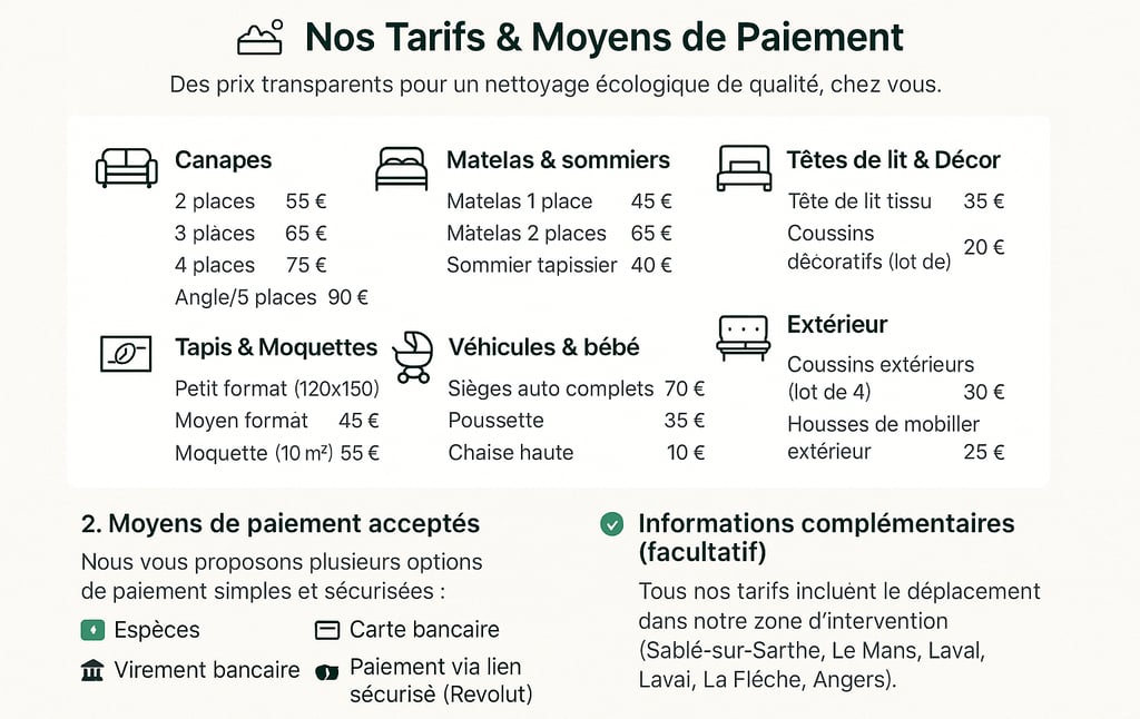 a table with a number of different types of items