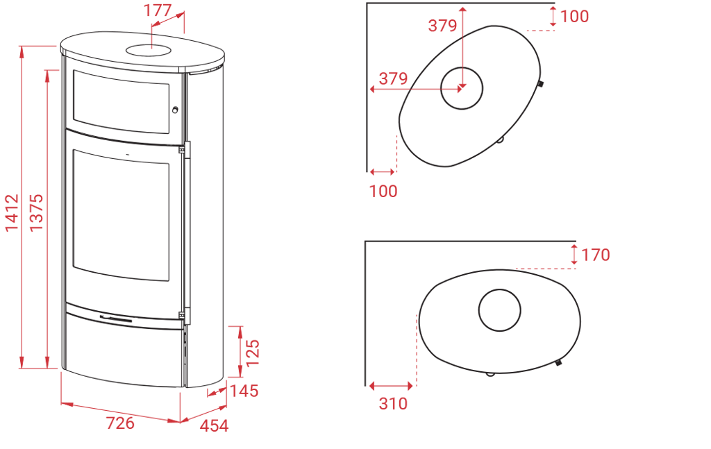 Jubilee 35 avec four de cuisson