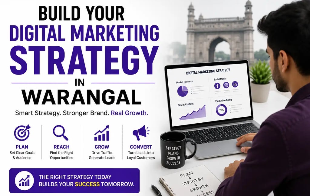 Build Your Digital Marketing Strategy in Warangal with SEO, social media marketing, content marketin