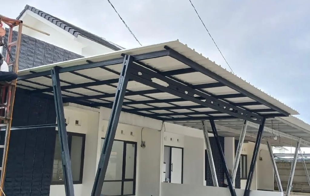 Canopy Baja Ringan Atap Alderon Single RS