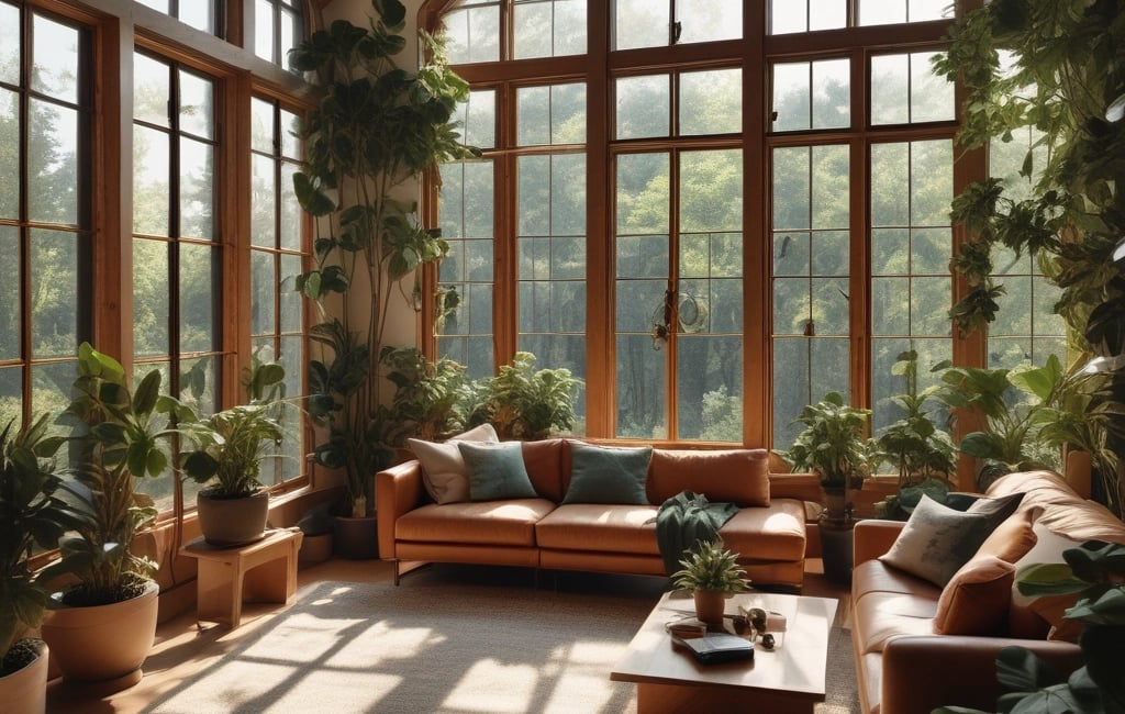 Bright living room with modern inventory