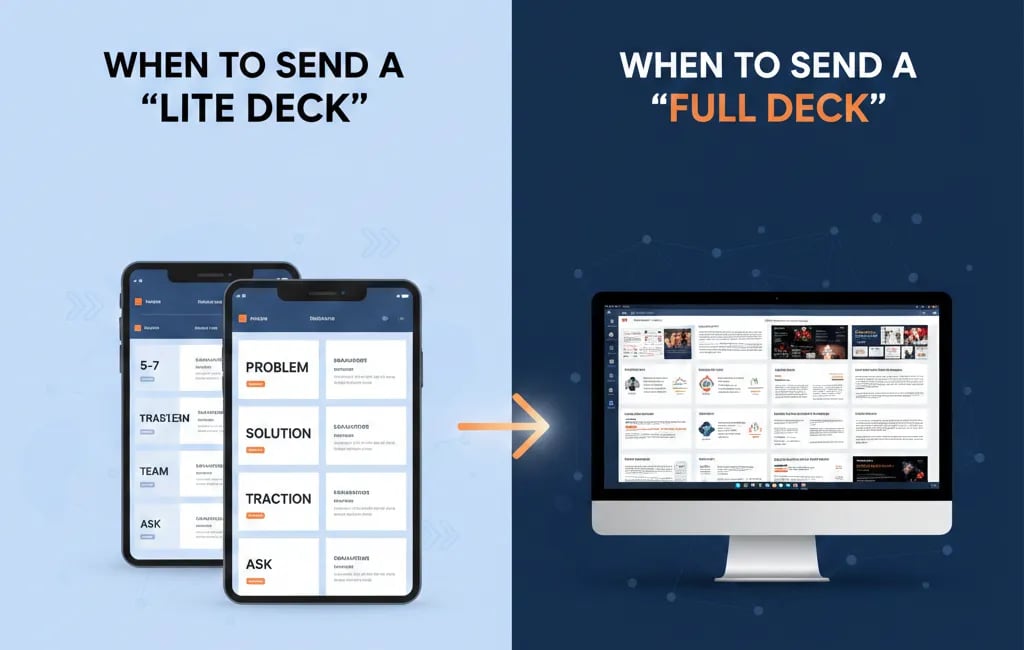When to Send a Lite Deck vs. a Full Deck