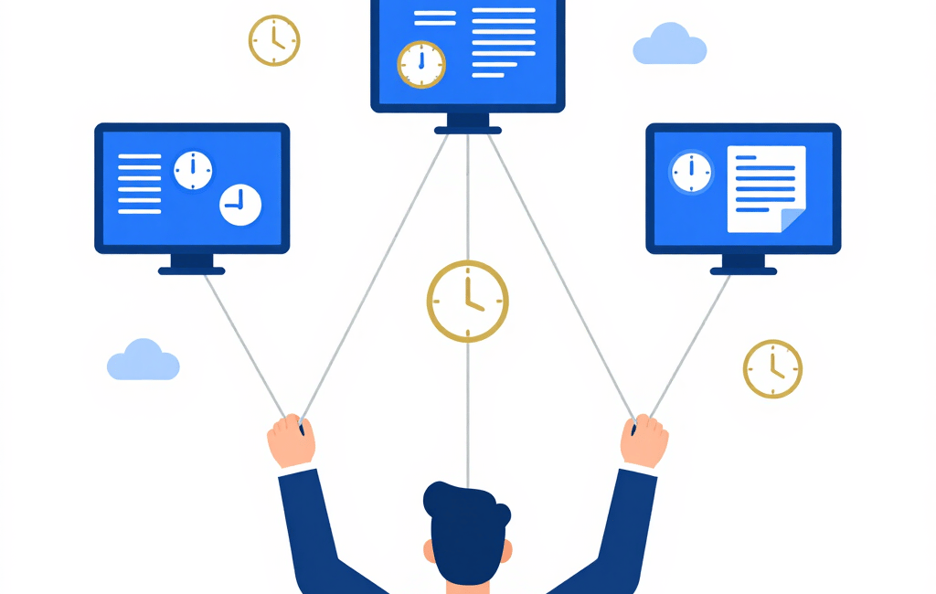 black blue and yellow textile