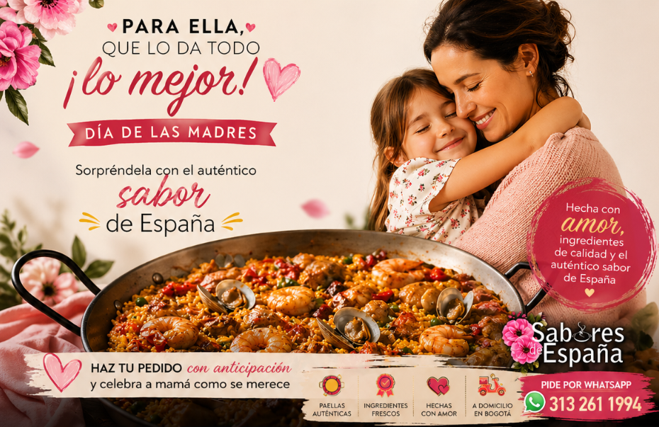Dia de la Madre Paellas Domicilio Bogotá