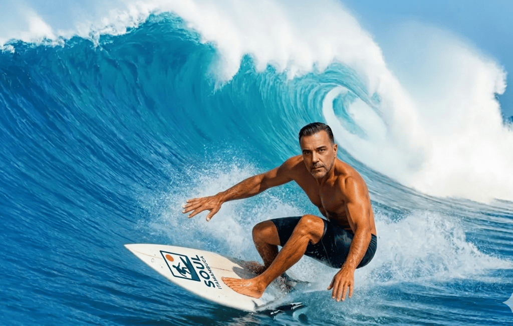 surfista feito com IA