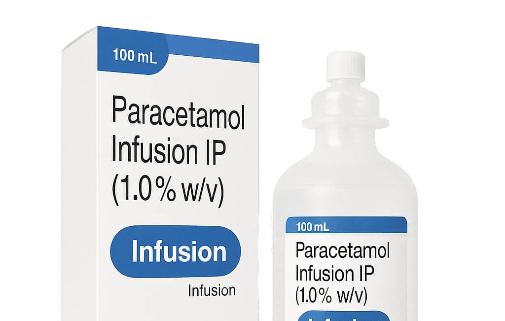 paracetamol infusion io