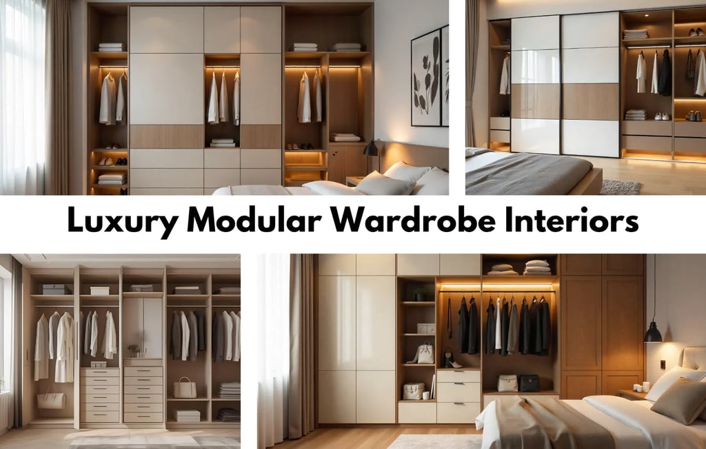 Luxury Modular Wardrobe Interiors
