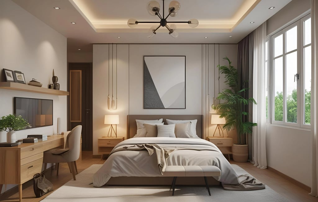 simple bedroom interior design