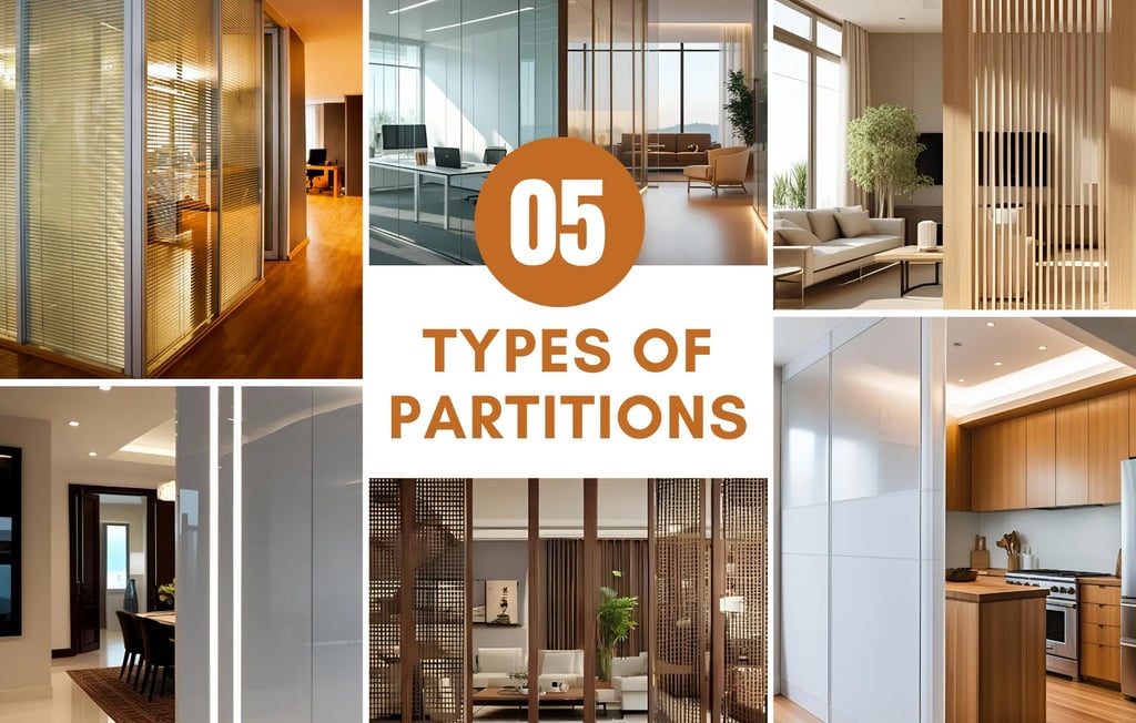 Types of partitions
